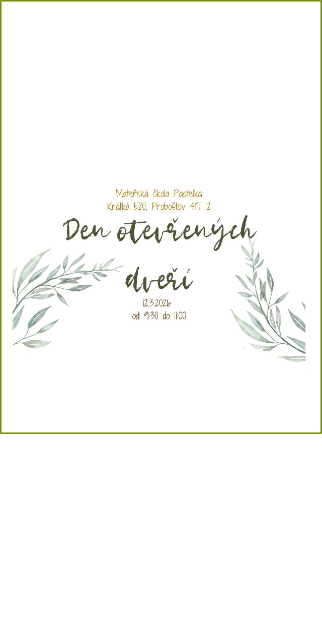 den otevřených dveří